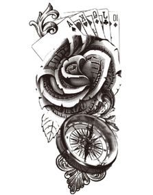 The Gambler (Fake Tattoo)