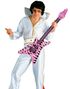 Oppustelig Rosa og Sort Elguitar - 107 cm