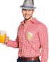 Rød og Hvid Ternet Oktoberfest Kostumeskjorte