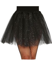 Svart Tutu-Skjørt med Glitter 40 cm