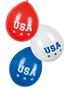 6 stk 25 cm Balloner - American Party