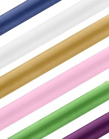 Ensfarget Bordløper i Satin 36 cm x 9 meter - VELG BLANT 10 FARGER