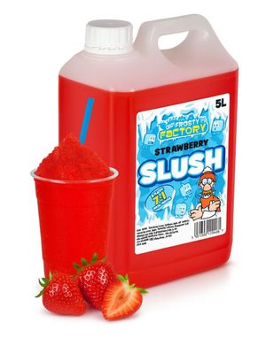 Strawberry Slush-Koncentrat - 40 Liter Klar Slush - Crazy Factory