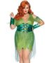 Poison Ivy Inspirert Damekostyme 3 Deler - Strl XL/XXL