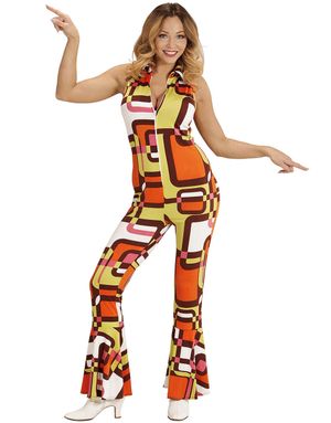 70’er Retro Tern Jumpsuit-Kostume