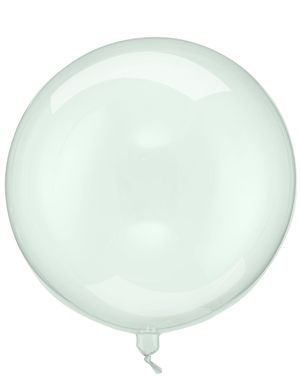 Grønn Gjennomsiktig Ballongkule 40 cm