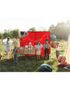 Rød Stjerneball Folieballong 75 cm