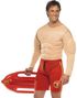 Licenseret Baywatch Livvagt Kostume med Muskler