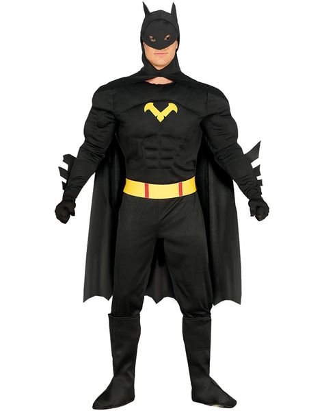 Batman inspireret Herrekostume 3 Dele