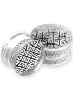 XOXO - Gennemsigtige Piercing Plug