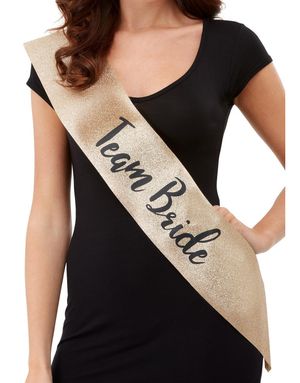 Deluxe Rosé Guldfarvet Team Bride Ordensbånd