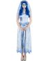 Corpse Bride - Blåttt Brudekostyme - M