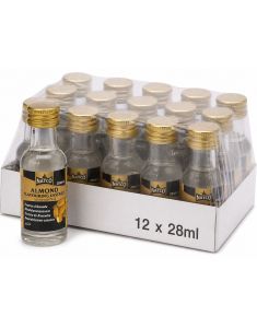 12 st NATCO Almond Flavouring Essence - Mandelessens - Hel Pakke 12x28 ml (India)