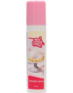 FunCakes Hvit Metallic Spray - 100ml