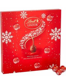 Lindt Lindor Mini-Trøffel Melkesjokolade Adventskalender 109g