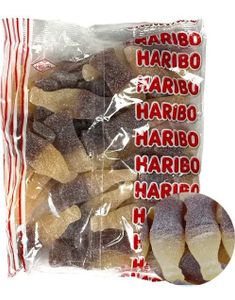 1 kg Haribo Fizzy Super Cola Bottles