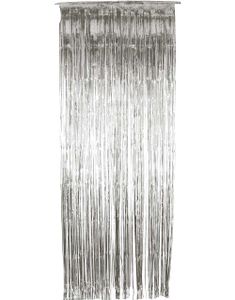 Sølvfarvet Shimmer Dørforhæng 244x91 cm
