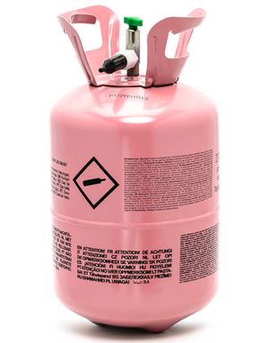 Rosa Heliumtank til 30 stk 23 cm Ballonger 