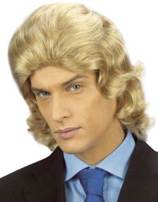 Charmøren - Blond Paryk med Krøller