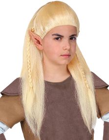Blond Alfeparyk til Børn med fletninger