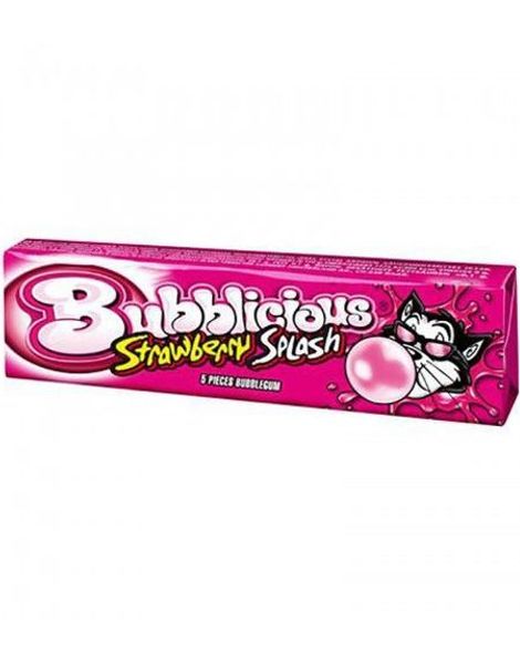 Bubblicious Strawberry Splash Tyggegummi 38g