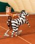 Happy Zebra Folieballong 100x82 cm