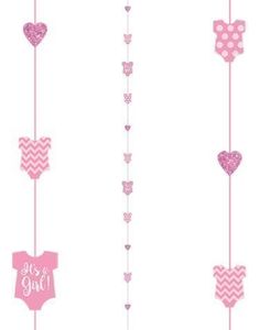Its a Girl - Pink Bodyformet Ballonhale 182 cm