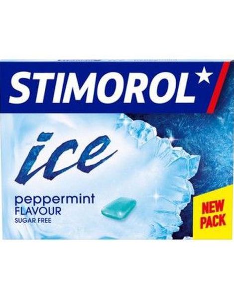 Stimorol Ice Peppermint - Tyggegummi med Spearmintsmak og Fyll 16,8 g