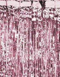 Guldfarvet Rose Partyforhæng/Glitterforhæng 100x200 cm