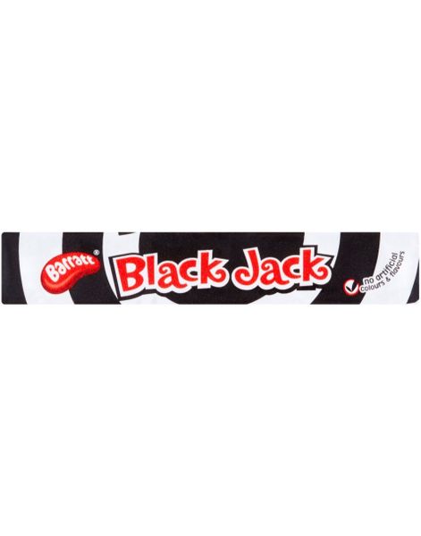Barratt Black Jack Stick Pack - Karameller Med Anissmag 36 Gram