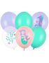6 stk 30 cm Ballonger - Havfrue Ballongbukett