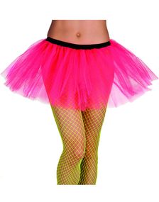 Tylnederdel i Neon Rosa