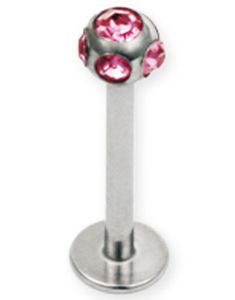 Diamond Bold Labret - Rosa