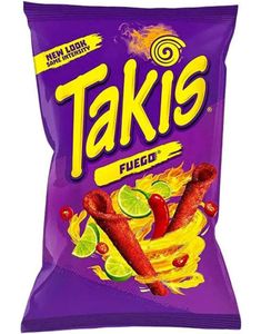 Takis Tortilla Chips - Fuego 100 Gram (USA - Superstærk)