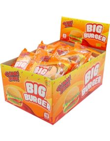 18 stk Gummi Zone Stor Vingummi Burger - Hel Eske