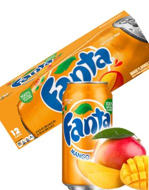 12 stk Fanta Mango 355 ml (USA Import)