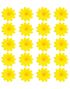 20 stk Gule Dekorationsblomster