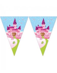 Banner med Vimpler 2,3 meter - Unicorn Castle