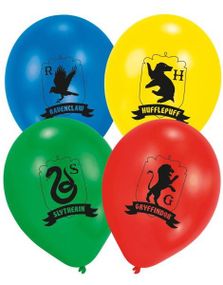 6 stk Harry Potter Ballonger 27,5 cm - Hogwarts