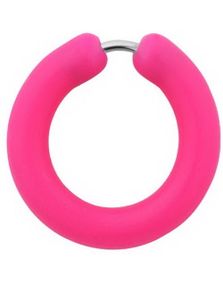 Silikone Pink Circle - Fake Piercing