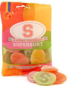 S-mærke Supersurt Orginal 80g