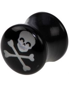 Happy Death - Sort Piercing Plug