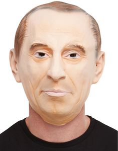 Heldækkende Vladimir Putin Inspireret Latexmaske