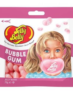 Jelly Belly Bean - Gelebønner med Bubble Gum Smag (USA Import)