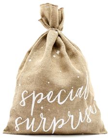 Special Surprise - Brun Strie Julesekk 40x55 cm