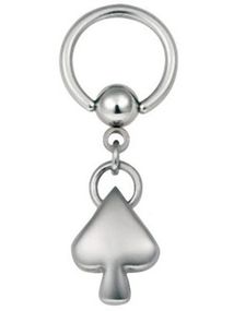 Steel Spades BCR Piercing - Strl 1.6 x 10 mm