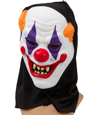 Skummel Hofnar Maske med Hætte