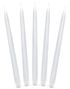 10 stk Hvide Kronelys 24 cm