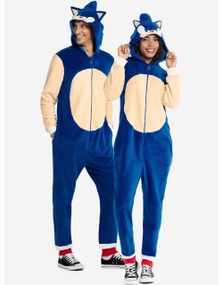 Sonic the Hedgehog Onesie/Kigurumi Unisex Kostyme
