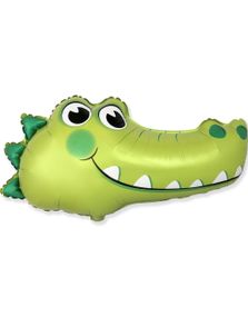 Krokodille Folieballong 42x79 cm